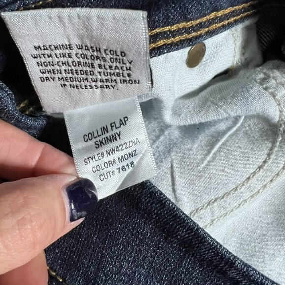 HUDSON Collin Mid-Rise Skinny Jeans Sz 31 x 31 - Picture 5 of 9